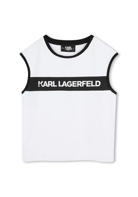 Canotta con stampa KARL LAGERFELD KIDS | Z3048810P